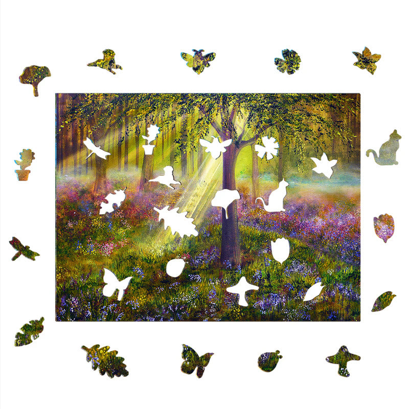  Bluebell  Fantasy Forest- Wooden Jigsaw Puzzle - image 5