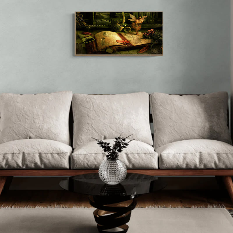 Magical Book And Fairy - Wooden Jigsaw Puzzle - image 3