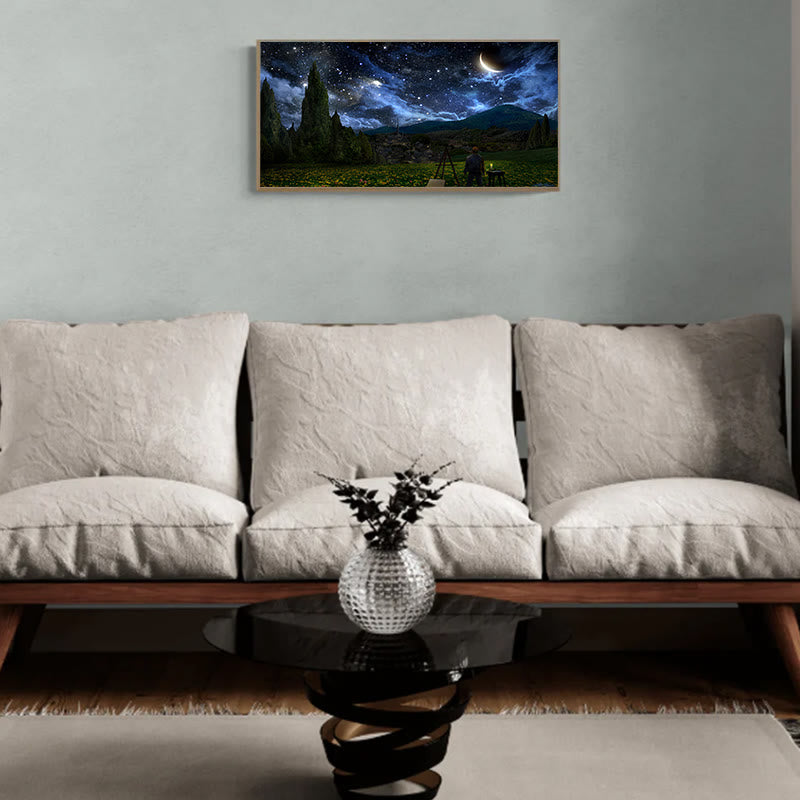 Mountain Starry Skies - Wooden Jigsaw Puzzle - image 3