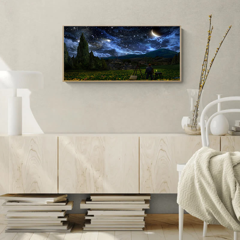 Mountain Starry Skies - Wooden Jigsaw Puzzle - image 4