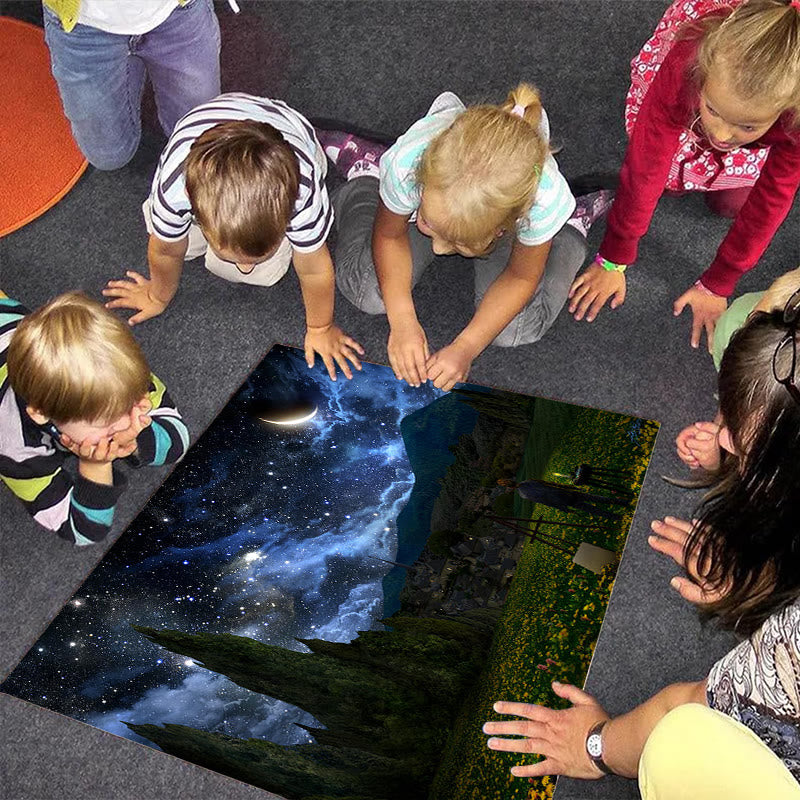 Mountain Starry Skies - Wooden Jigsaw Puzzle - image 1