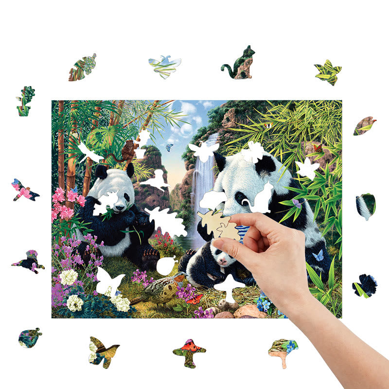 Panda Family - Wooden Jigsaw Puzzle - image 6