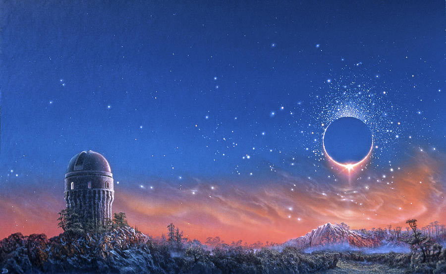 Blue Starry Sky - Wooden Jigsaw Puzzle - A3 - Wooden Gift Packaging - image 0