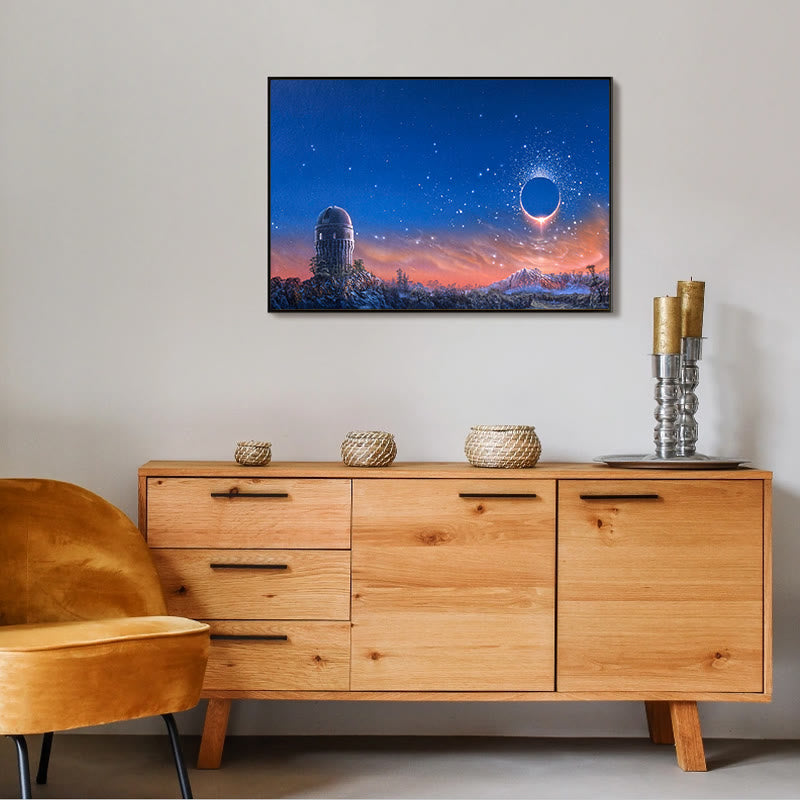 Blue Starry Sky - Wooden Jigsaw Puzzle - image 4