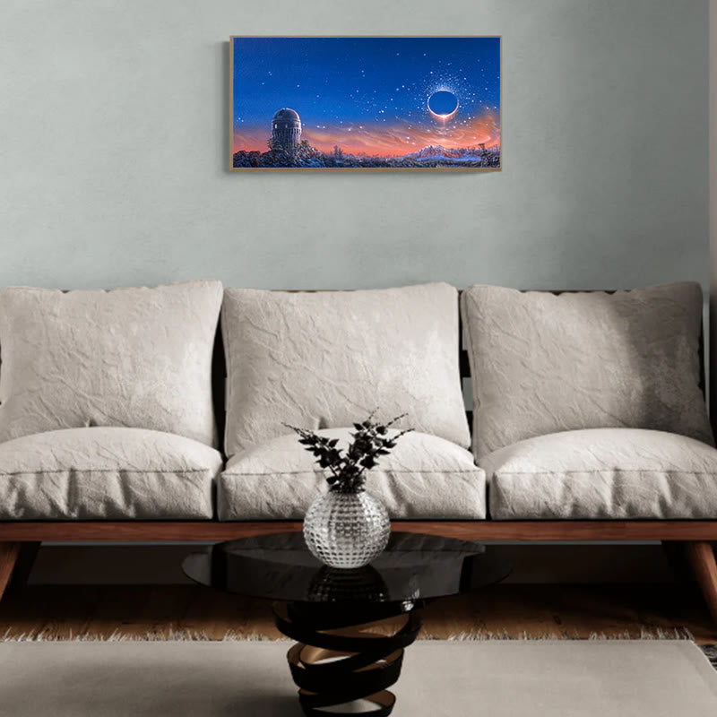 Blue Starry Sky - Wooden Jigsaw Puzzle - image 2