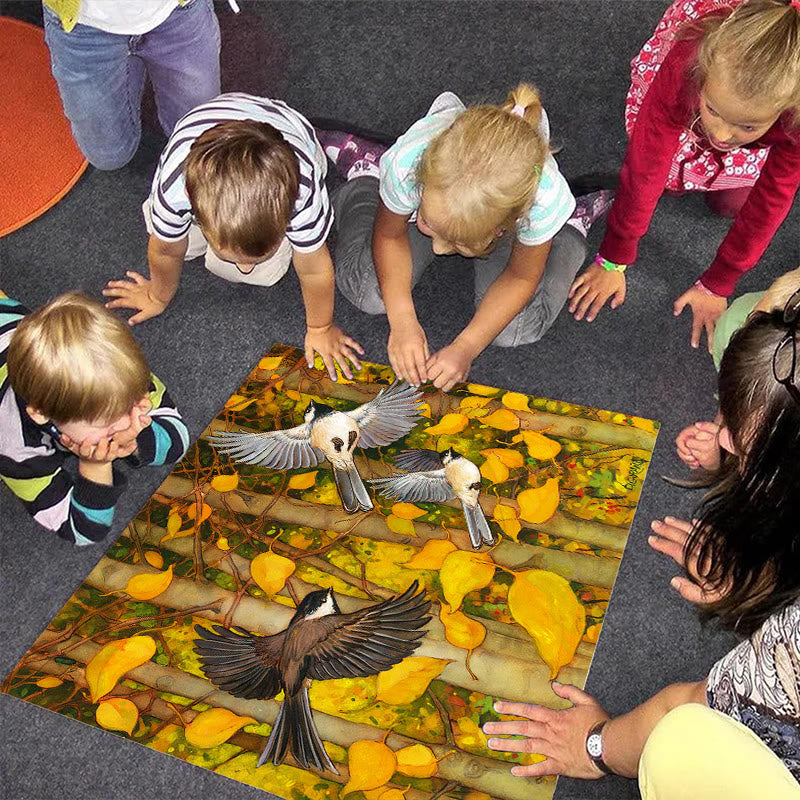 Flying Birds - Wooden Jigsaw Puzzle - image 1