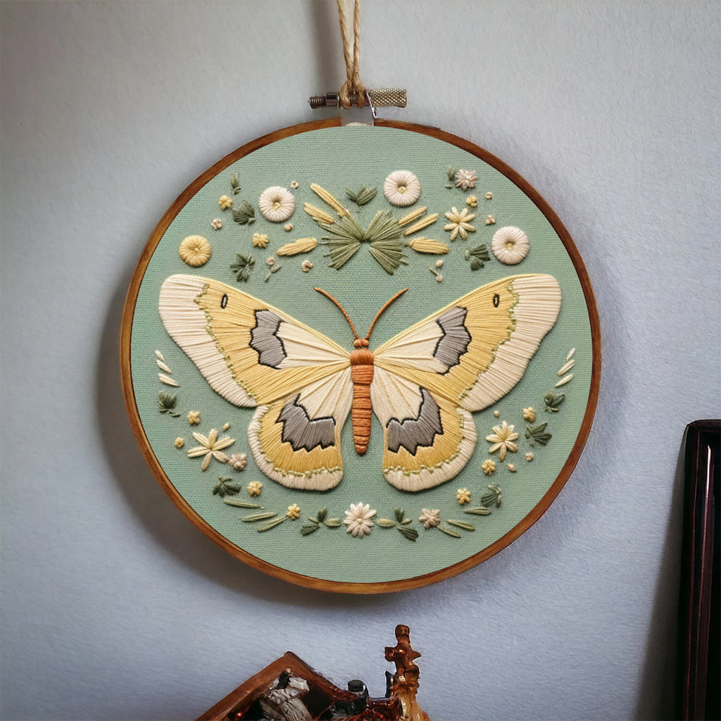 Rubbyoo Embroidery Kit - Detailed Moth | Diy Craft Kit - image 7