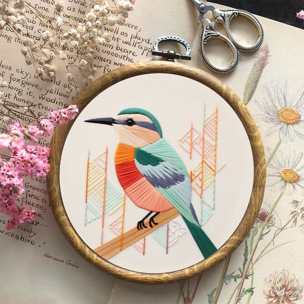 Rubbyoo Embroidery Kit - Ancient Style Hanging | Needlework Craft Kit - image 1