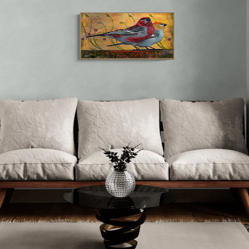 Golden Magpie Bird - Wooden Jigsaw Puzzle - image 2