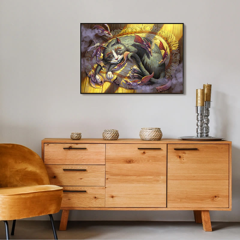 Lazy Cat - Wooden Jigsaw Puzzle - image 3