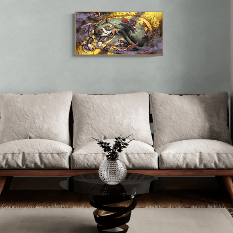 Lazy Cat - Wooden Jigsaw Puzzle - image 2