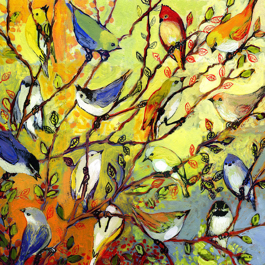 Colorful birds - Wooden Jigsaw Puzzle - A3 - Wooden Gift Packaging - image 0