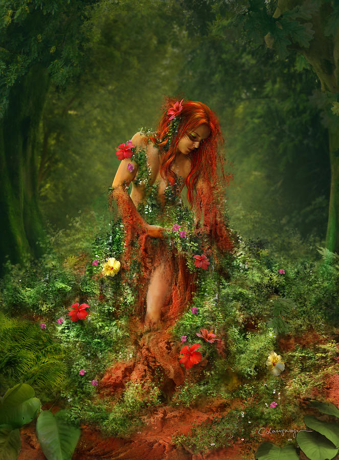 Forest Goddess - Wooden Jigsaw Puzzle - A3 - Wooden Gift Packaging - image 0