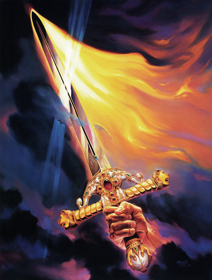  Holy Spirit Sword - Wooden Jigsaw Puzzle - A3 - Wooden Gift Packaging - image 0