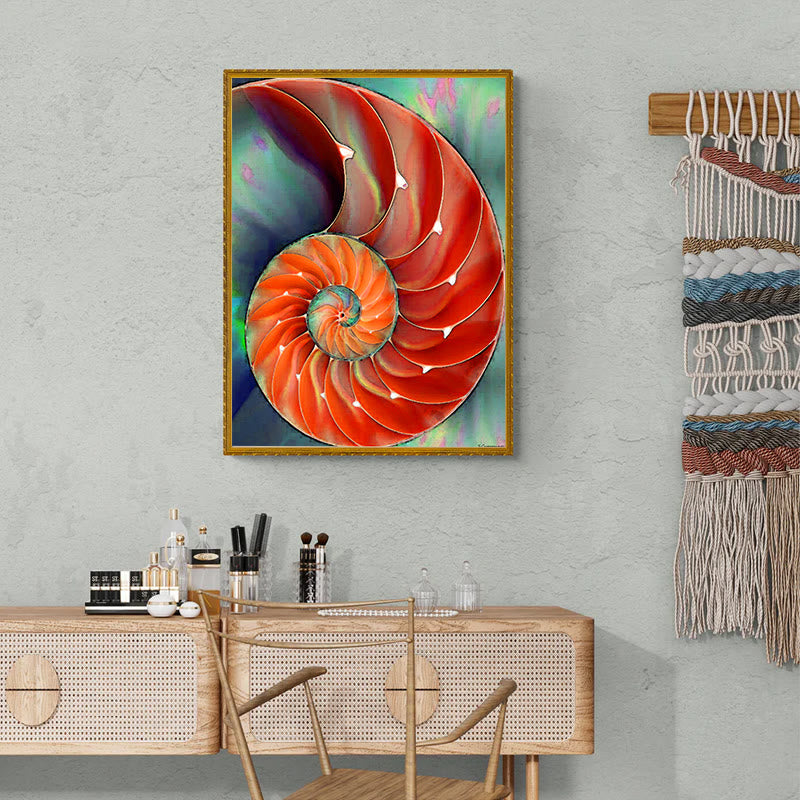 Nautilus Shell - Wooden Jigsaw Puzzle - image 2