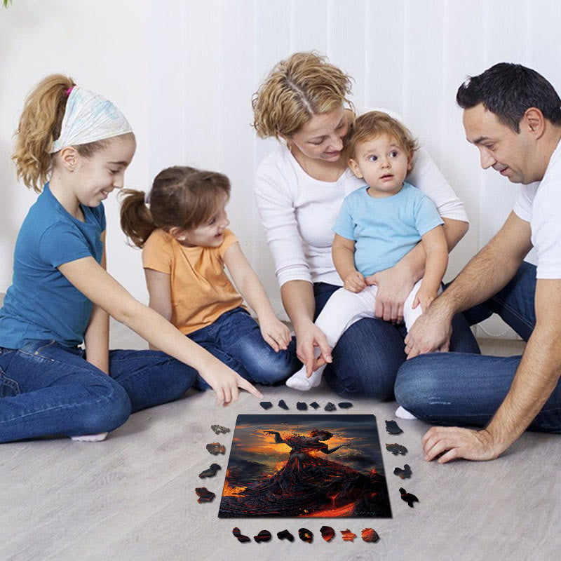 Lava Woman - Wooden Jigsaw Puzzle - image 1
