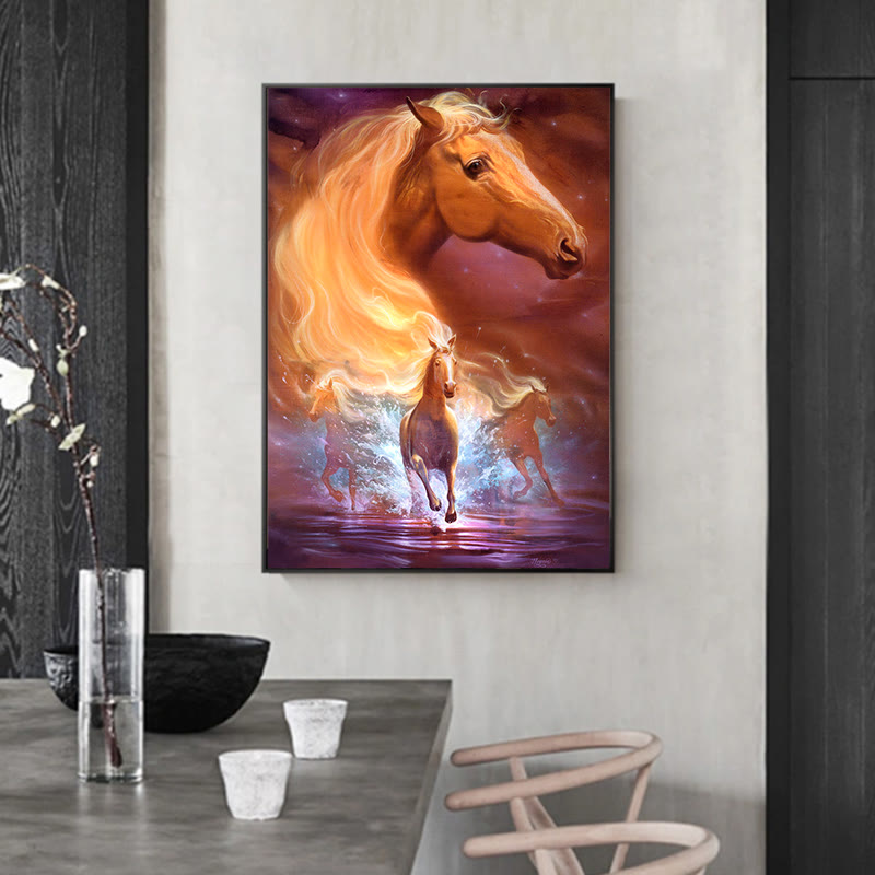  Running Horses - Wooden Jigsaw Puzzle - image 3