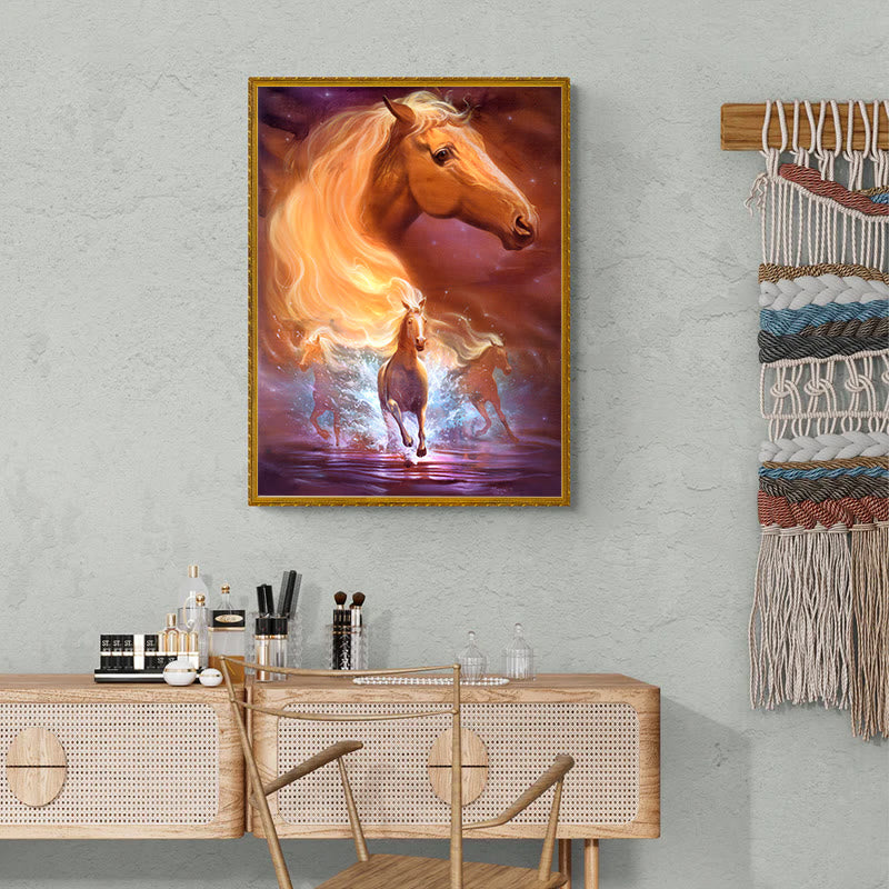  Running Horses - Wooden Jigsaw Puzzle - image 2