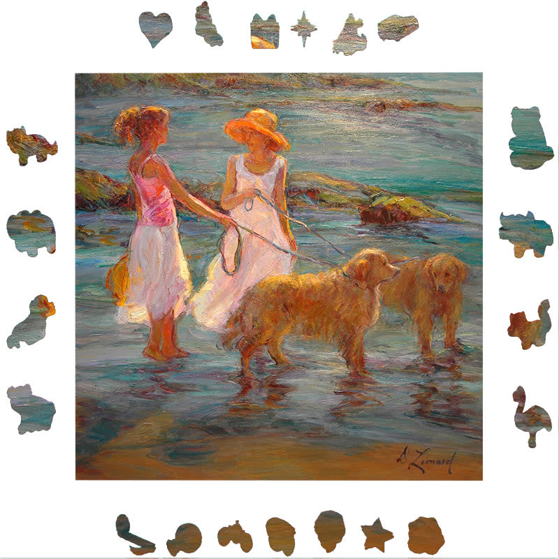 Chatting Women - Wooden Jigsaw Puzzle - image 5