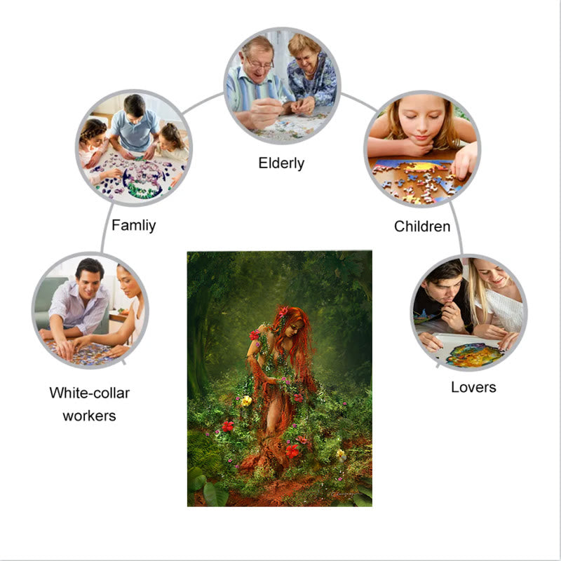 Forest Goddess - Wooden Jigsaw Puzzle - image 7