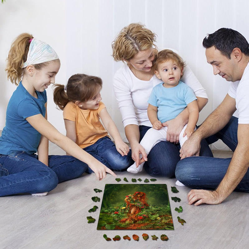 Forest Goddess - Wooden Jigsaw Puzzle - image 1