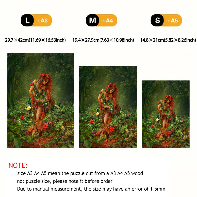 Forest Goddess - Wooden Jigsaw Puzzle - image 8