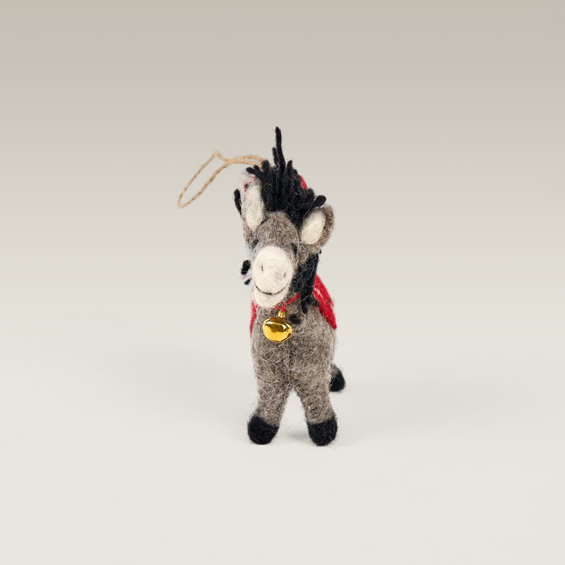Needle Felted Donkey - Felted Animal | Felt Donkey Ornament | Nature Lover Gift - image 5