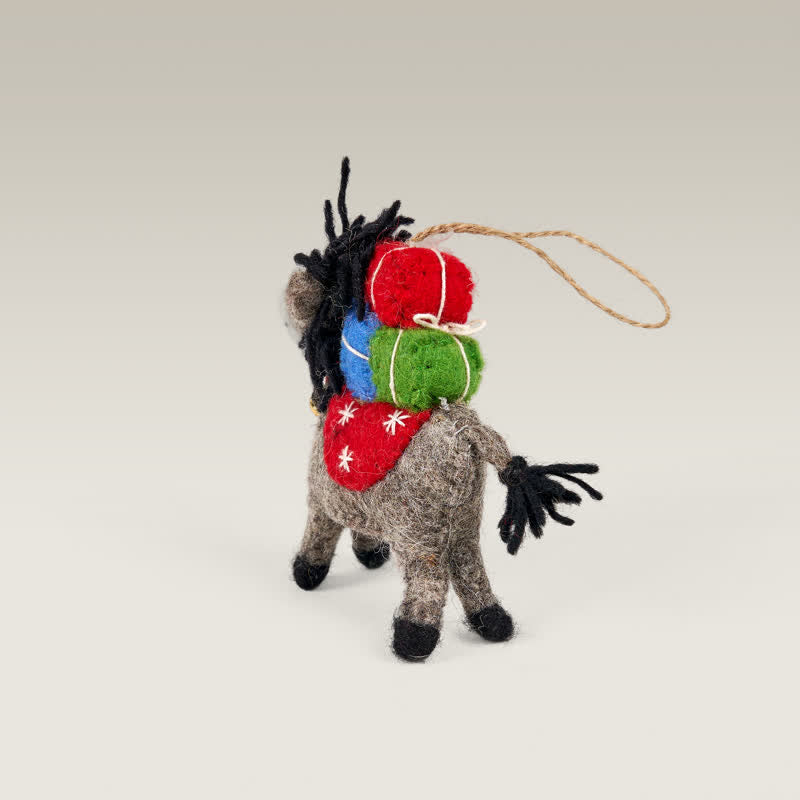 Needle Felted Donkey - Felted Animal | Felt Donkey Ornament | Nature Lover Gift - image 7