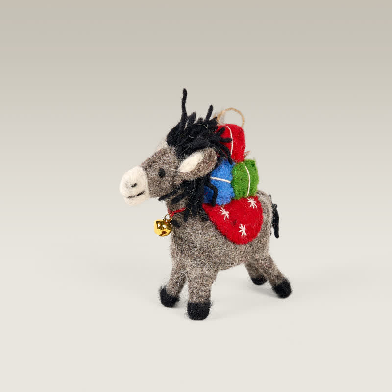 Needle Felted Donkey - Felted Animal | Felt Donkey Ornament | Nature Lover Gift - image 6