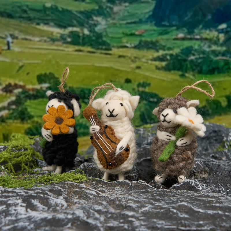 Needle Felted Sheep - Felted Animal| Home Decor| Handmade Gift - image 0