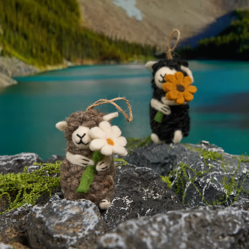 Needle Felted Sheep - Felted Animal| Home Decor| Handmade Gift - image 6