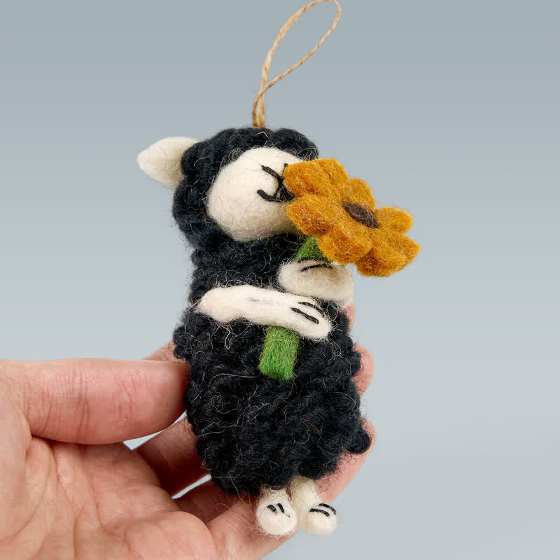 Needle Felted Sheep - Felted Animal| Home Decor| Handmade Gift - image 12