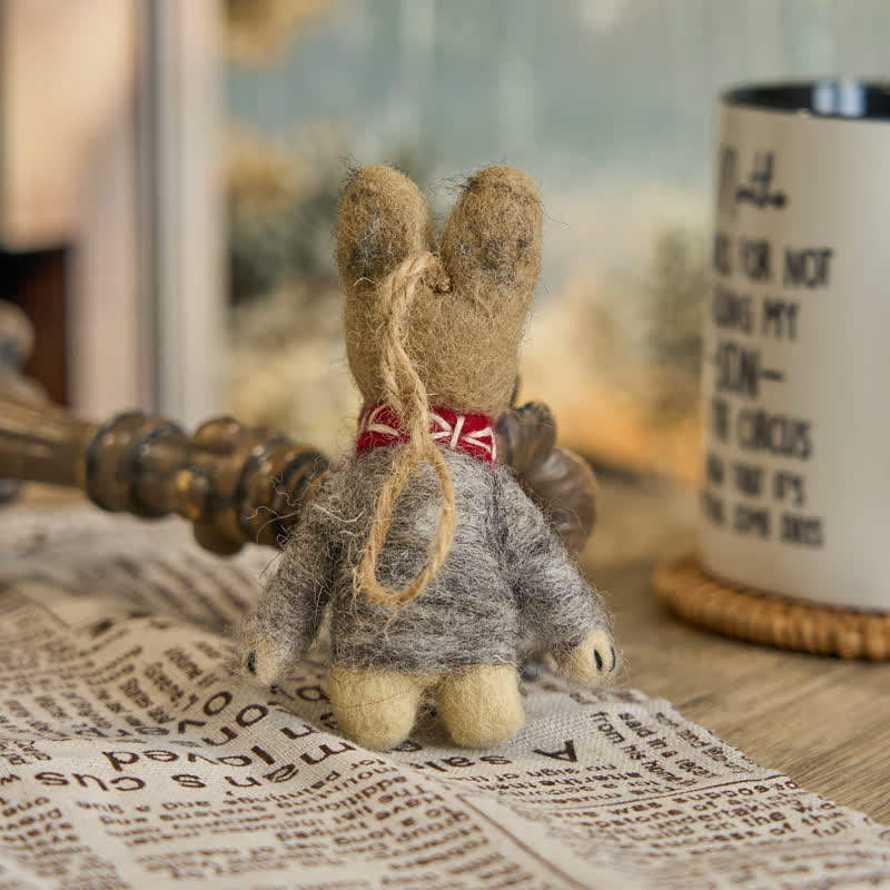 Needle Felted Bull Terrier - Felted Animal | Nature Lover Gift - image 2