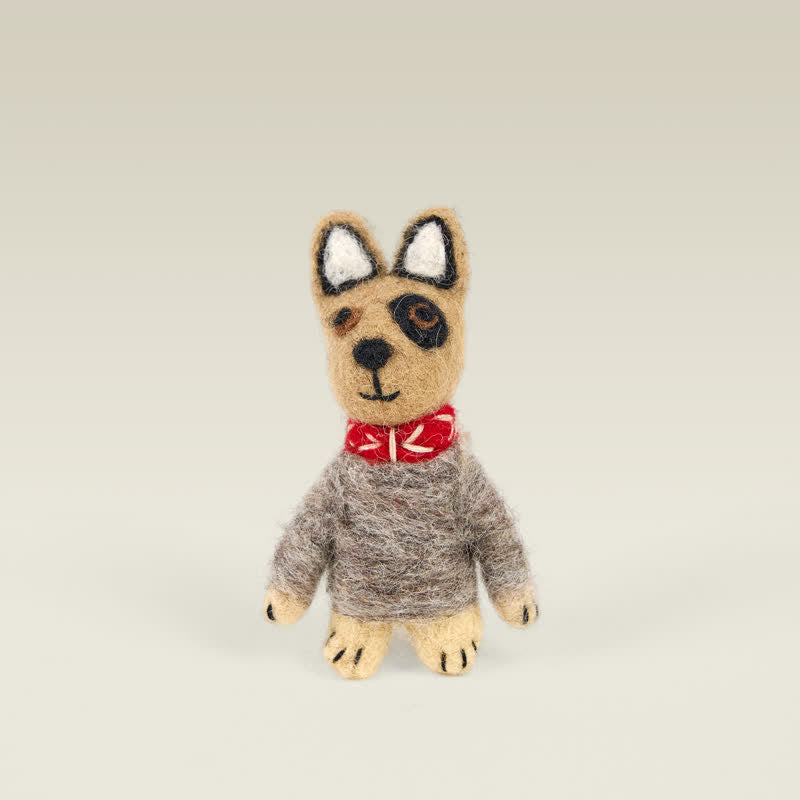 Needle Felted Bull Terrier - Felted Animal | Nature Lover Gift - image 6