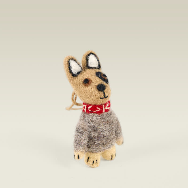 Needle Felted Bull Terrier - Felted Animal | Nature Lover Gift - image 4