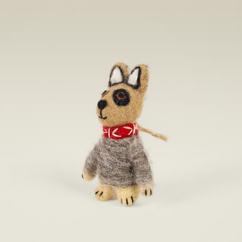 Needle Felted Bull Terrier - Felted Animal | Nature Lover Gift - image 7