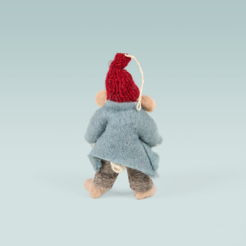 Needle Felted Small Orchestra Mouse with Drum - Felted Animal | Nature Lover Gift - image 6