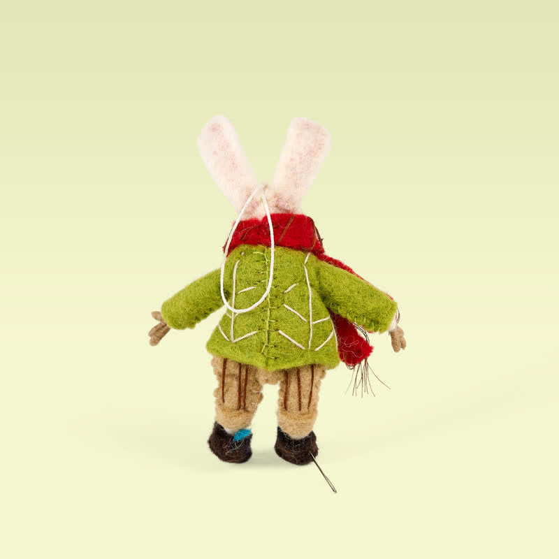 Needle Felted Winter Rabbit - Felted Animal | Nature Lover Gift - image 4