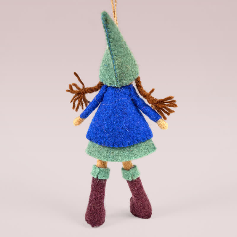 Needle Felted Doll - Handmade Doll Gift|  Made With Love-felted| Wool Angel Decor - image 7