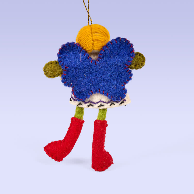 Needle Felted Fairy/angel  - Handmade Doll Gift|  Made With Love-felted| Wool Angel Decor - image 7