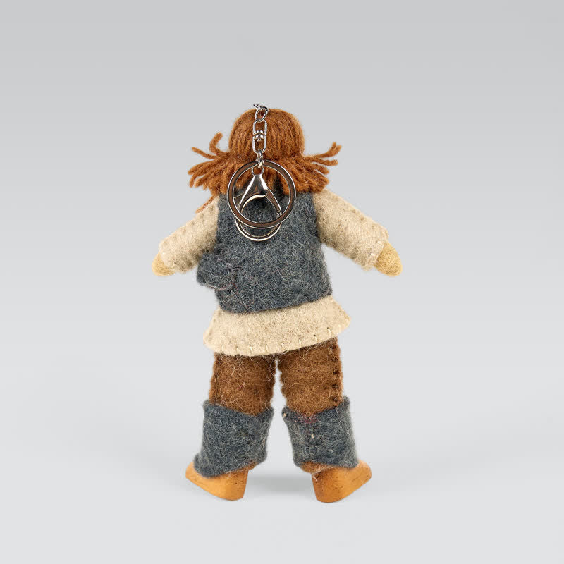 Needle Felted Doll  - Handmade Doll Gift|  Made With Love-felted| Wool Angel Decor - image 7