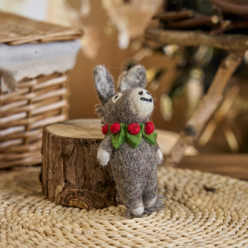 Needle Felted Donkey - Handmade Doll Gift| Hanging Decoration| Holiday Gift - image 3