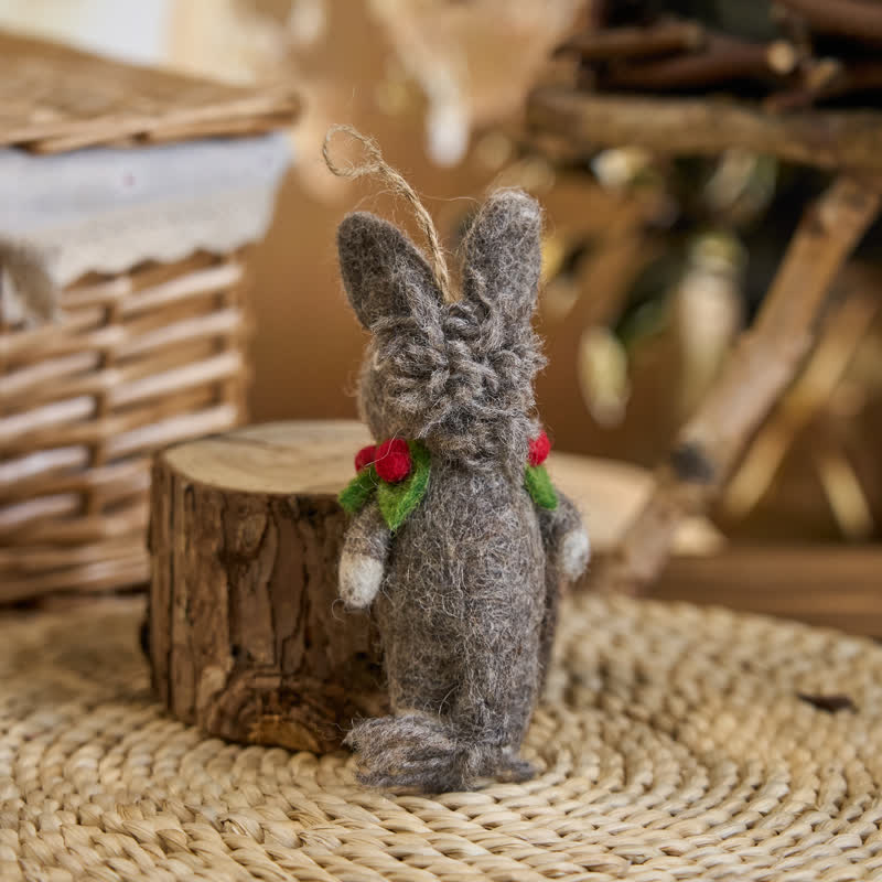 Needle Felted Donkey - Handmade Doll Gift| Hanging Decoration| Holiday Gift - image 1