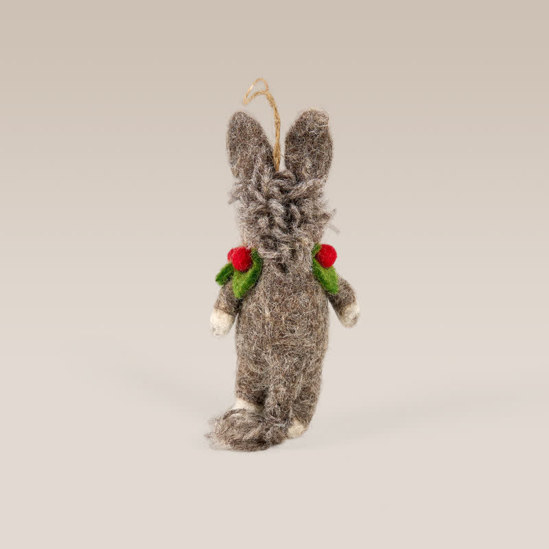 Needle Felted Donkey - Handmade Doll Gift| Hanging Decoration| Holiday Gift - image 6