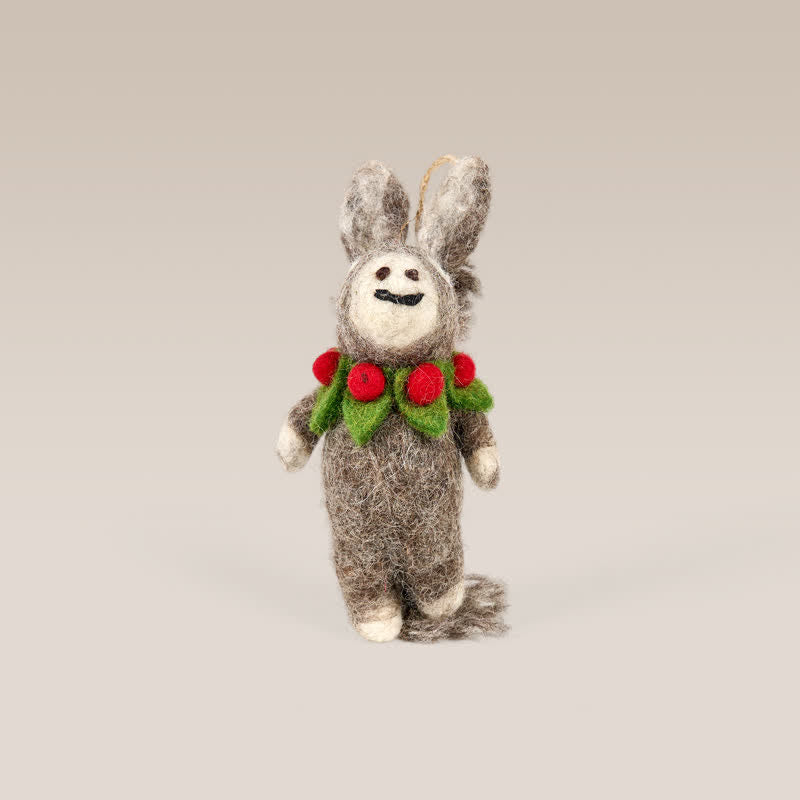 Needle Felted Donkey - Handmade Doll Gift| Hanging Decoration| Holiday Gift - image 5
