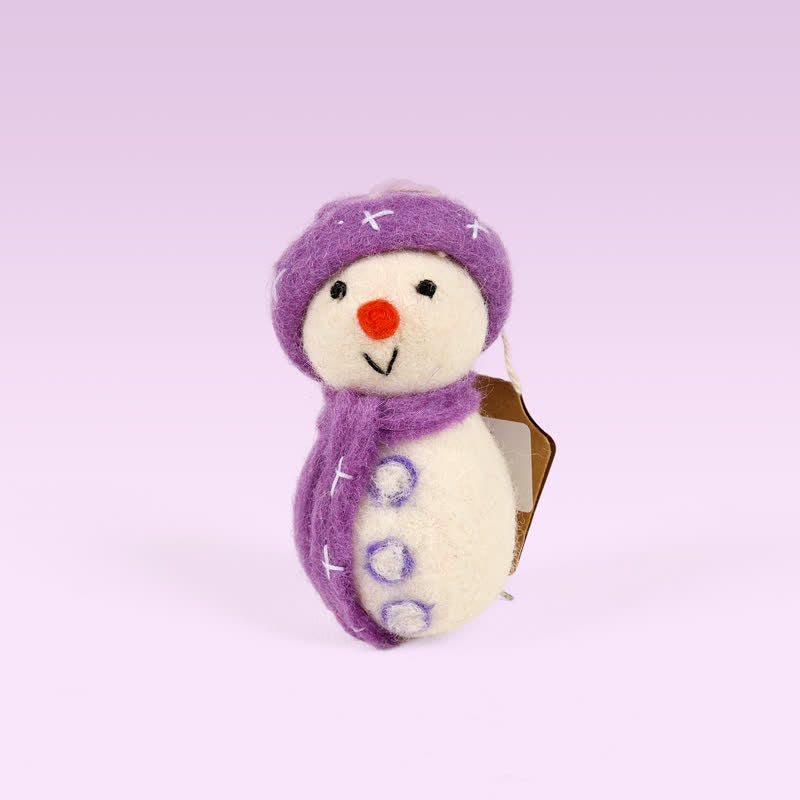 Needle Felted Snowman -  Made With Love-felted| Holiday Winter Crafting - image 3