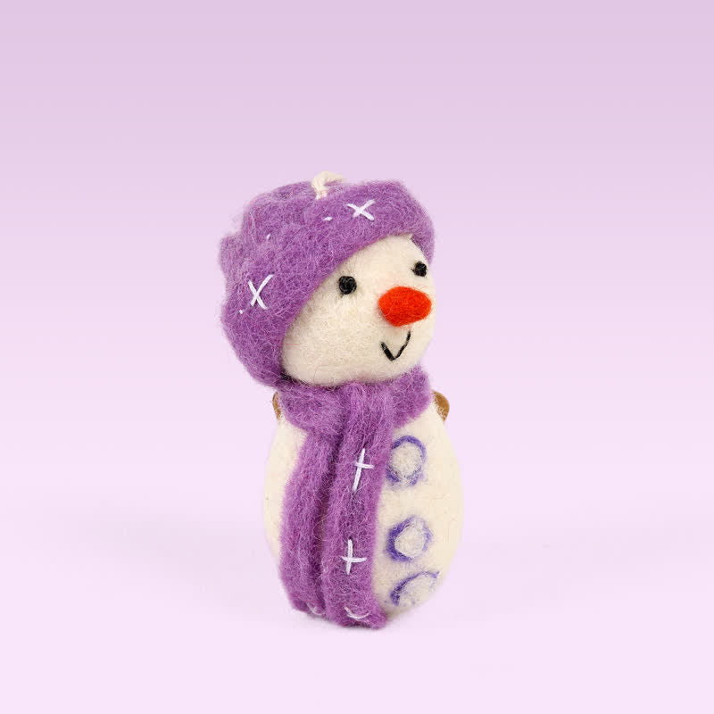 Needle Felted Snowman -  Made With Love-felted| Holiday Winter Crafting - image 6