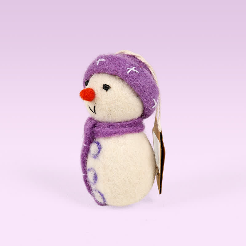 Needle Felted Snowman -  Made With Love-felted| Holiday Winter Crafting - image 5
