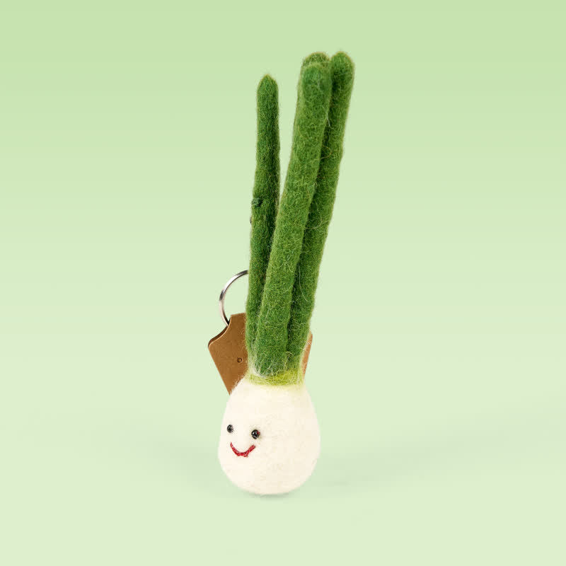 Needle Felted Spring Onion -  Made With Love-felted| Nature Lover Gift| Spread Smiles - image 3