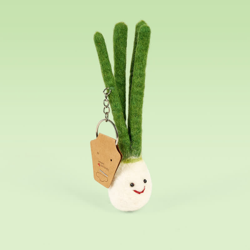 Needle Felted Spring Onion -  Made With Love-felted| Nature Lover Gift| Spread Smiles - image 5